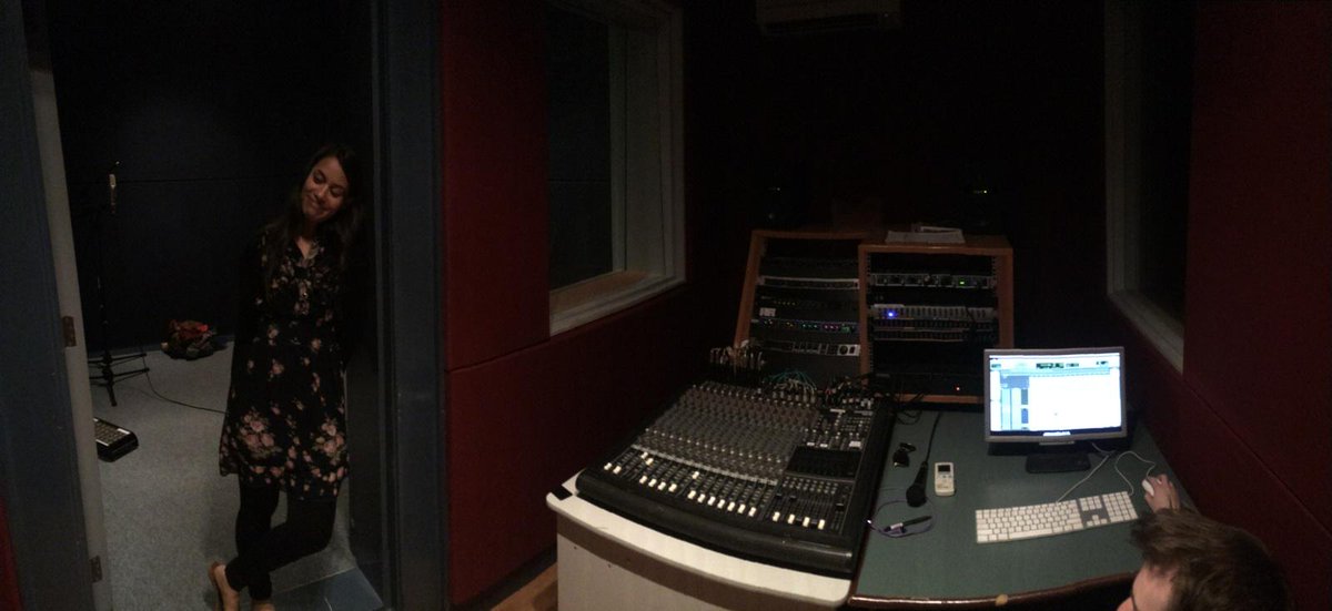 empersand's tweet photo. In the studio last night for some vocal tracking with the lovely @shameemmusic #inTheStudio #NewMusic #2015 http://t.co/FbFyvPRonz