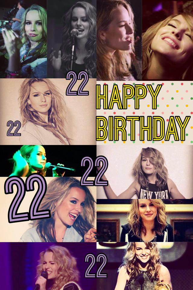 22 happy birthday Bridgit Mendler      