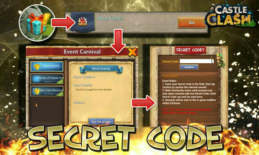 Castle Clash By IGG on Twitter "Secret Codes! Have you heard about