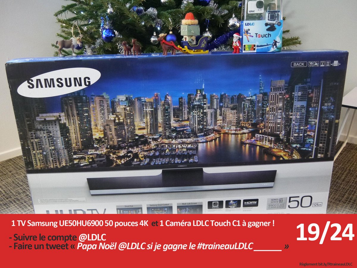 LDLC's tweet image. 1 TV 4K 50" Samsung UE50HU6900 à gagner !!! #traineauLDLC ldlc.com/fiche/PB001687…