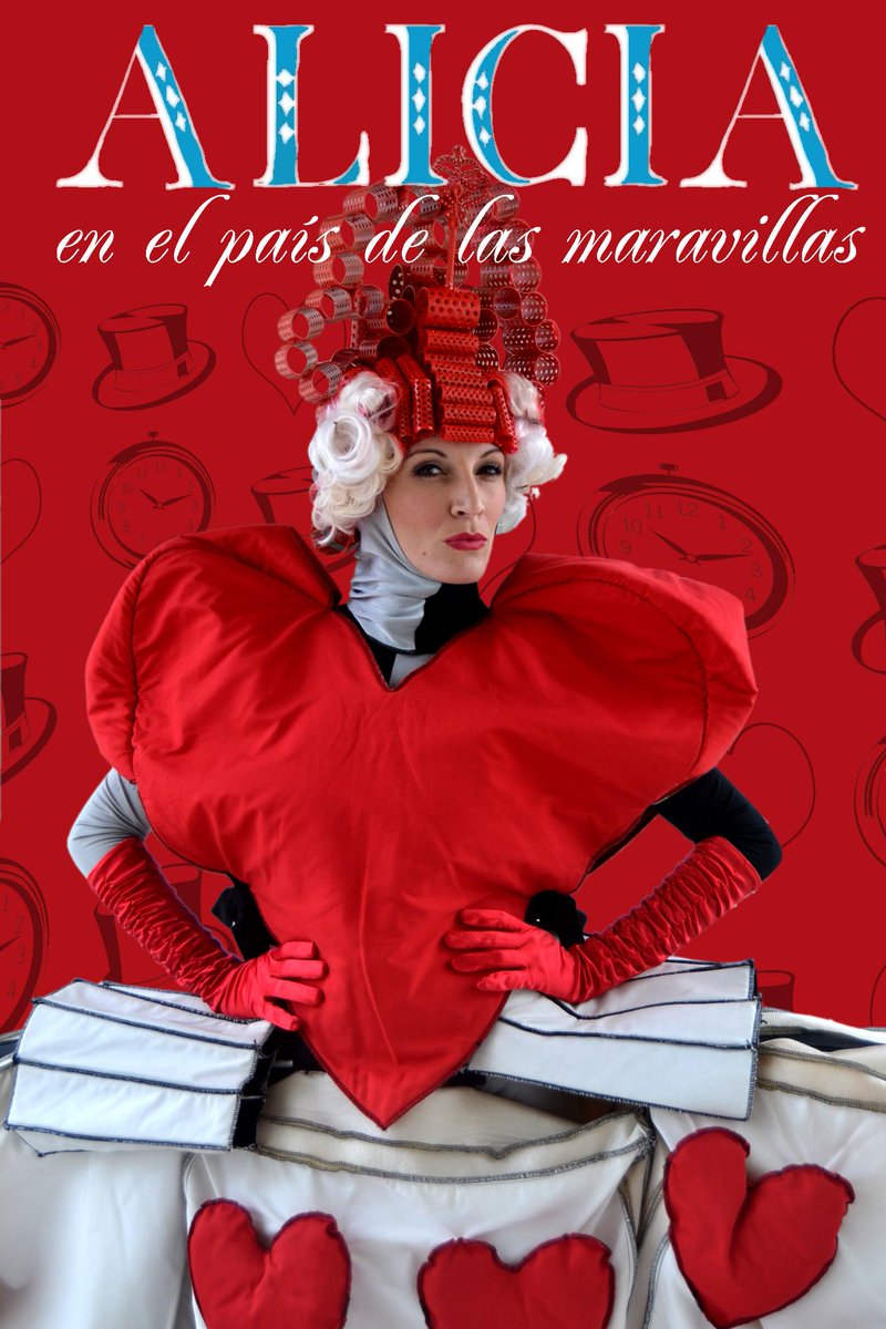 CLAPSOteatro's tweet photo. Los personajes de Alicia. Hoy presentamos a La Reina de Corazones. 
2,3 y 4 Enero en el Teatro @TeatroCuyas http://t.co/A8317pRDat