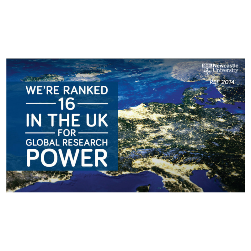 We are ranked 16th for Research Power out of 154 HE institutions in the UK bit.ly/1v2osO7 #impactNCL #ref2014