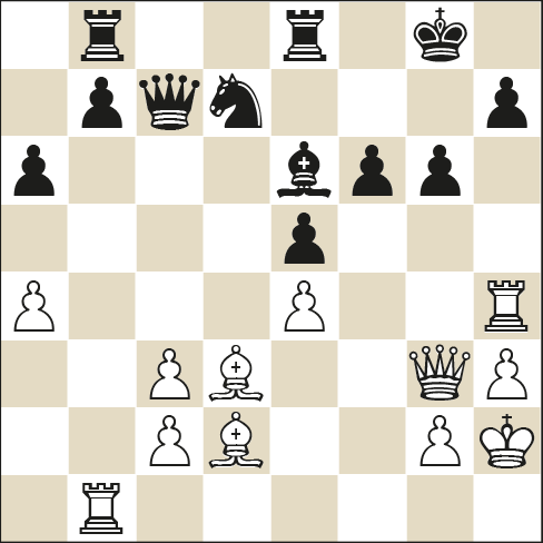 NewInChess's tweet image. Rook First, Pawn Later. New #chesspatterns by @gmmds in @NewInChess 2014#8. The engine Hannibal: 27.Rh6! and 28.h4