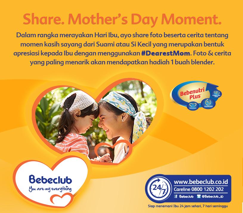 Bebeclub_ID's tweet photo. Sore Bu..Sdh ikutan blm nih kontes "Mother's Day" di @Bebeclub_ID?Tinggal 2 hr lg lho periode kontesnya..#DearestMom http://t.co/m8kwRHdQpb