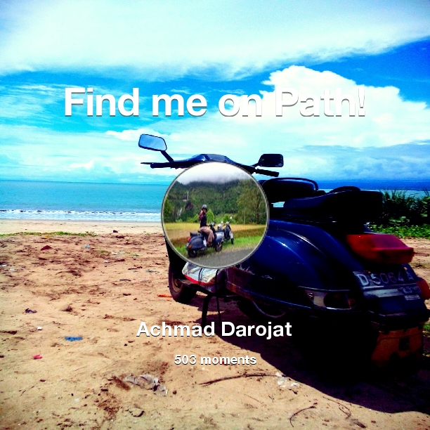 ojatscooter's tweet photo. I've shared 503 memories with my friends on #Path - see them now at http://t.co/XZV4JUQ9dT! #thepersonalnetwork http://t.co/xBZ3ScILsz