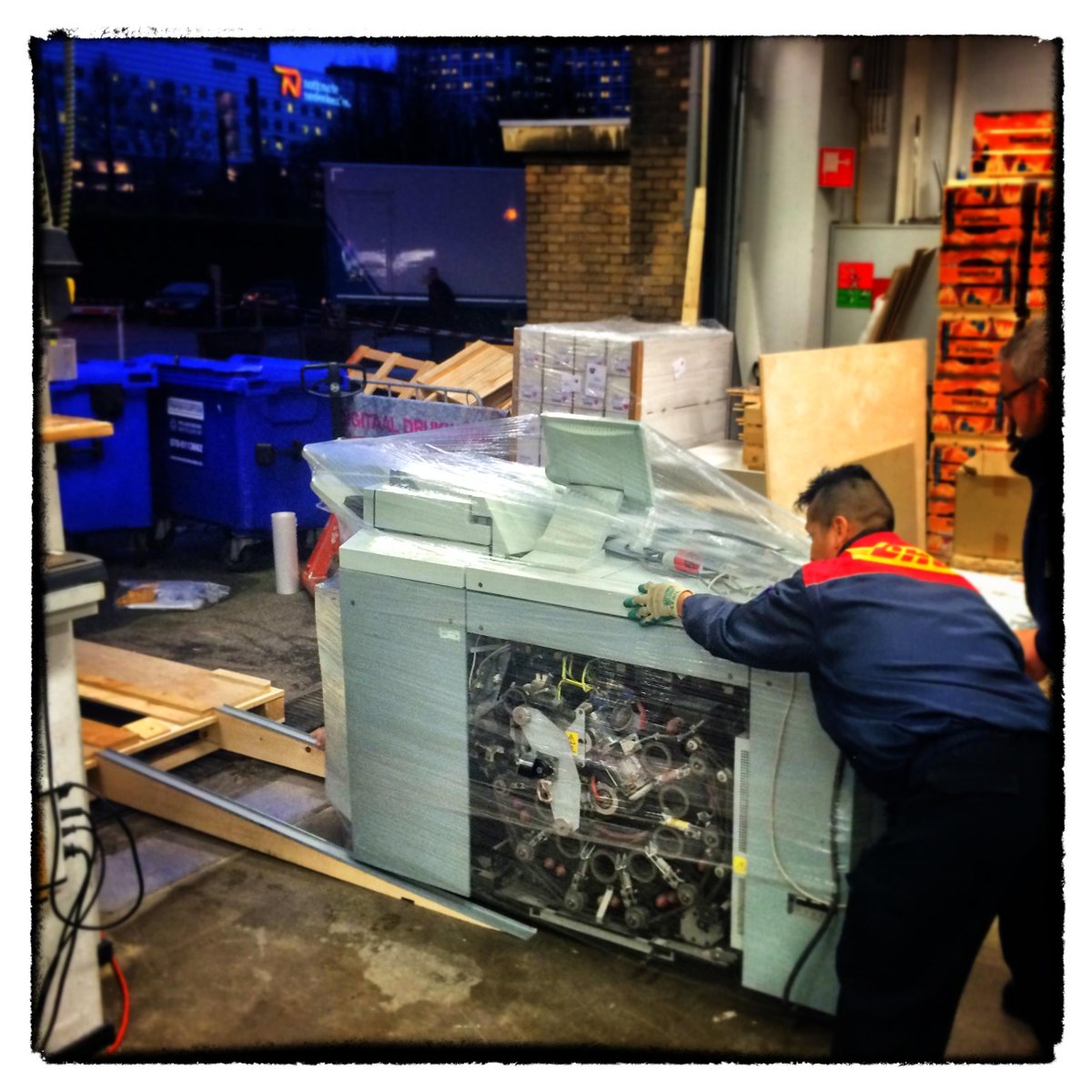 Afscheid van een tijdperk #oce #CPS900 Ruimte maken voor iets nieuws.