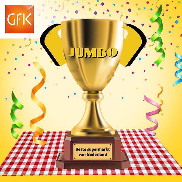 Wauw.... Jumbo is uitgeroepen tot de beste supermarkt van Nederland 2014! #kerstrapportvanGfk