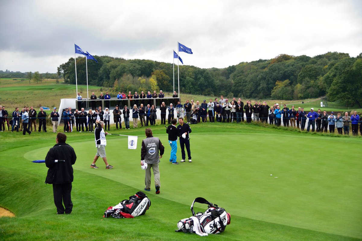LondonGolfClub's tweet photo. The WINNER will be announced in a few hours! RT and Follow for a chance to win a 4-ball on the International #VWMPC http://t.co/aELSCyZSkj