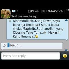 AgungRichMoney's tweet photo. Gegara 1x Broadcast dpt CASH. Buku #TembusOmset100JutaModalBB pancen joss. Siapa sih penulisnya? CC: @DewaEkaPrayoga http://t.co/Z6XJJKZUat
