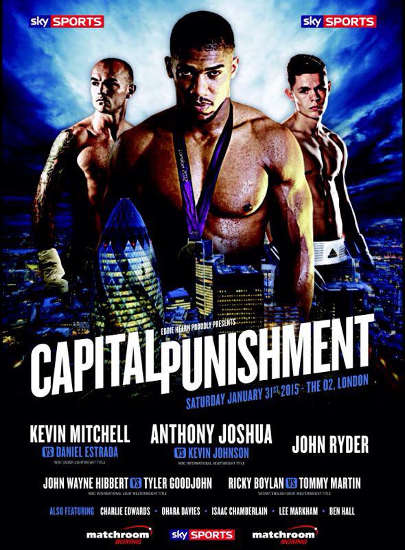CEdwardsBoxing's tweet photo. The 02 Arena is going to be booming on the 31st January  @MatchroomBoxing 'Capital Punishment' #TeamEdwardsTakeover http://t.co/YVRiFsvLga