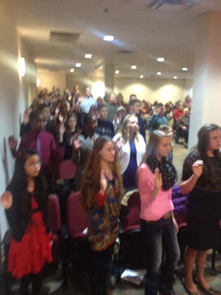 Proud to be part of <a href="/hoosier_k12/">Hoosier Academies</a> first #NationalHonorSociety induction! What an awesome group of #scholars! @nhs_njhs