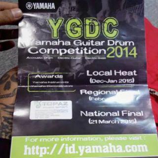 YGDC 
yamaha guitar drum competition 2014
For more infomation,please visit
id.yamaha.com