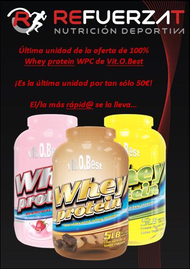 RefuerzaT's tweet photo. última unidad de la #oferta de la #proteína de http://t.co/dctJS68sCN. Llévatela por 50€!! http://t.co/piiONDxyCO