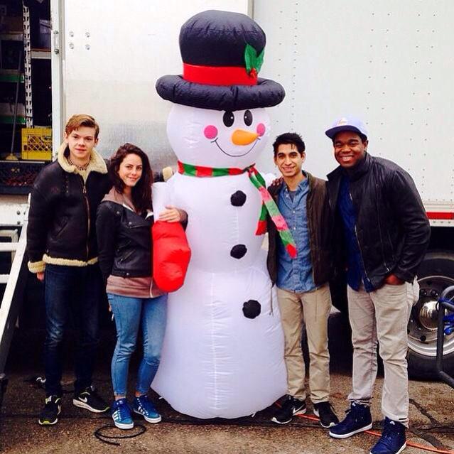 Happy Holidays from some of the #ScorchTrials cast!