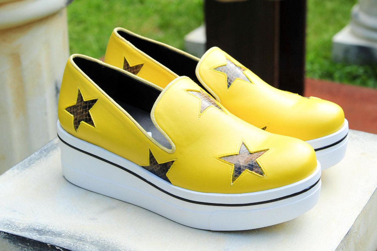 StellaMcCartney's tweet photo. Stand out in statement footwear with our #Sping15 Binx styles > http://t.co/0Vu0QxGQSe #StellaShoes #StellasWorld http://t.co/jcN0bJuhAQ