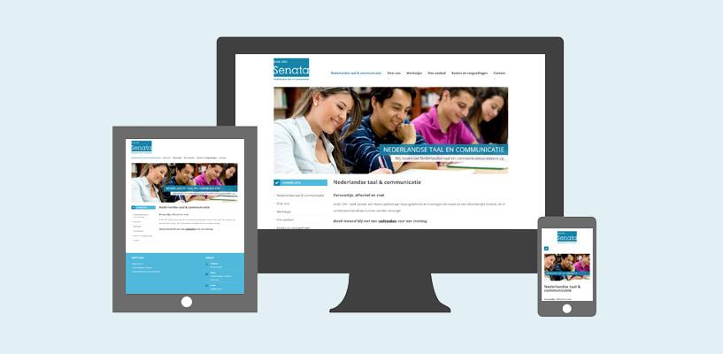 Multisant's tweet image. Nieuwe mobielvriendelijke website voor Senata. Lees meer over dit project: multisant.nl/blog/116-nieuw… #internetbureau