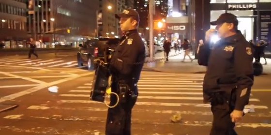 OccupyWallStNYC's tweet photo. The earsplitting science behind sound weapons now being used on protesters in #Ferguson &amp; NYC http://t.co/Ag7Sj7jdR3 http://t.co/wIuElj51pI