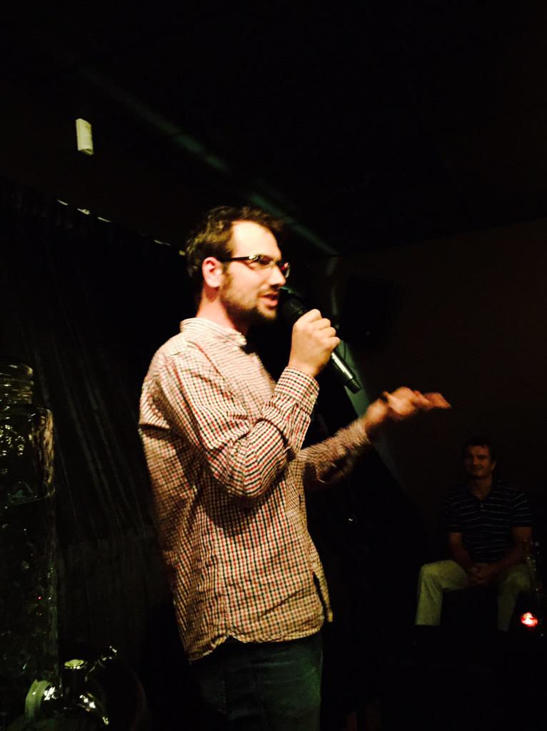 MotherThunks's tweet photo. Funny, sharp stuff from @saddison_ at the @Polit_Bar in Canberra tonight. Do come again Shane! http://t.co/OQ8wURIdo3