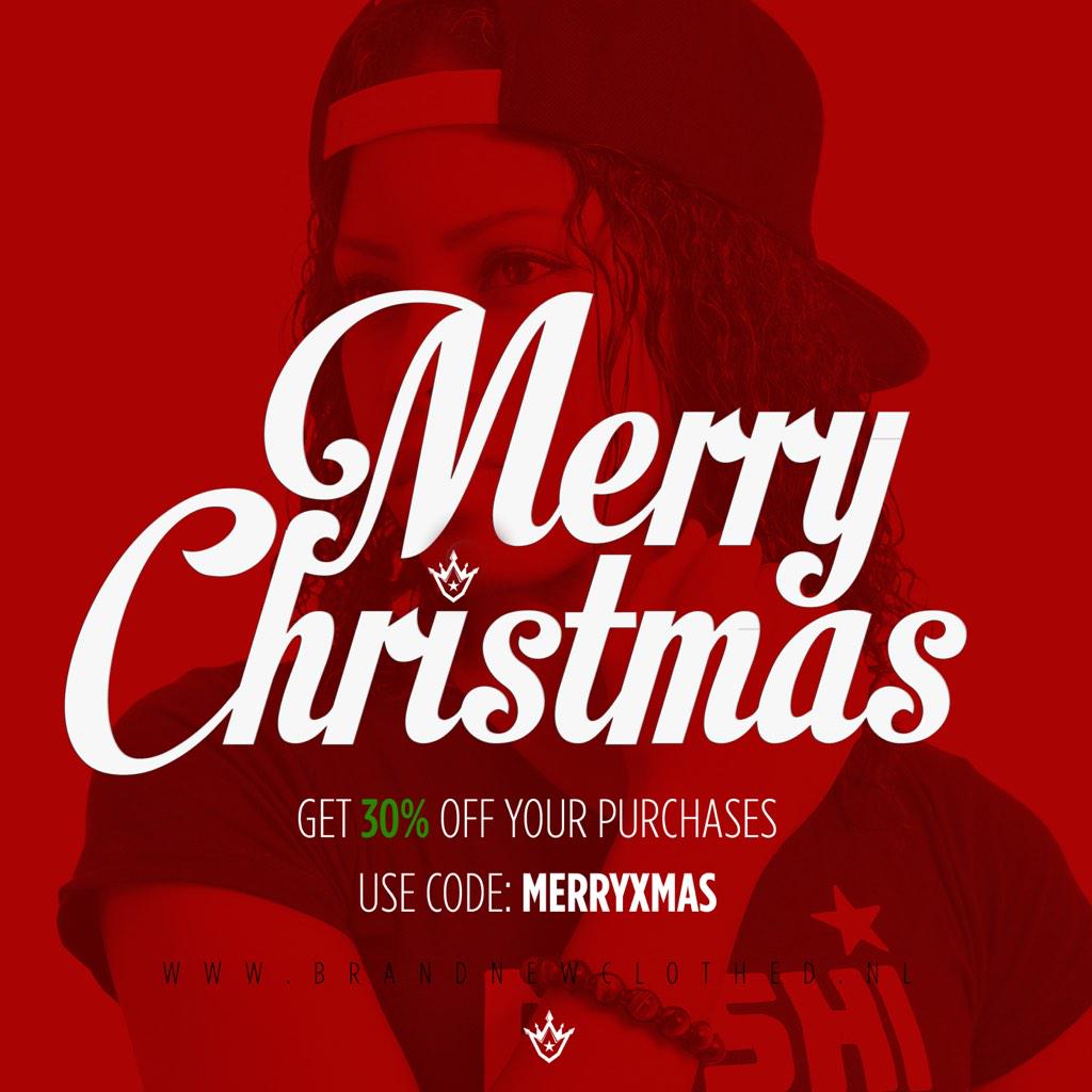 Nu 30% korting op ALLE producten in de webshop tijdens deze kerstdagen! Gebruik code MERRYXMAS #BRNDNW #rt #share #nu