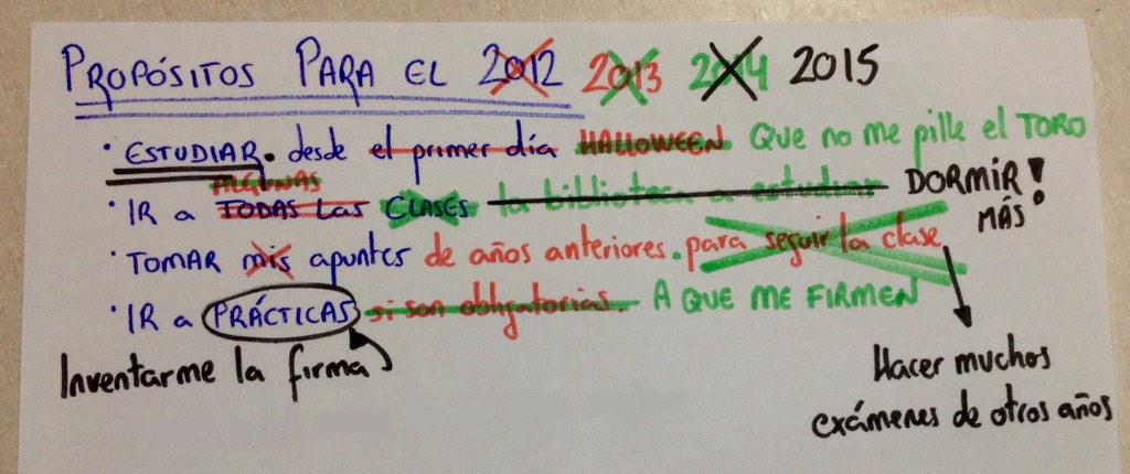 PostureoMedico's tweet photo. Propósitos para el año que viene: http://t.co/Lj4YeOsedM