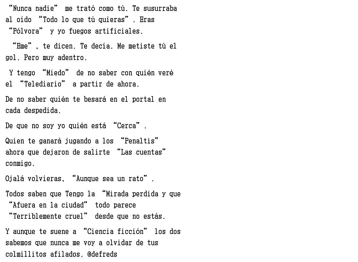 Defreds's tweet photo. Mi #Microcuento de @Leiva_Oficial http://t.co/peOBw4ODpF