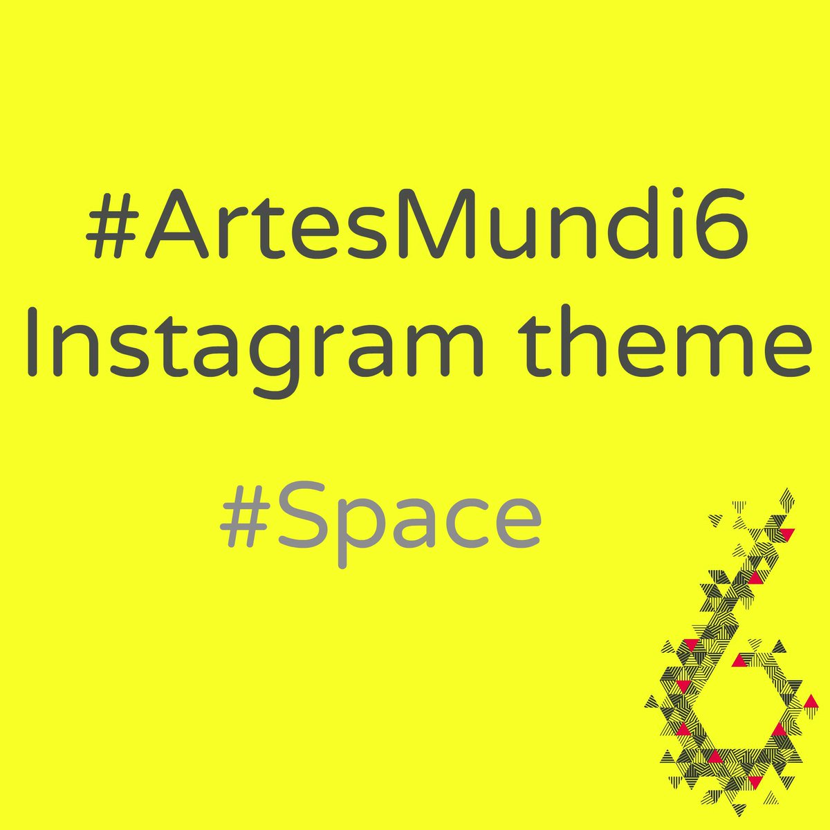 Have you taken part in this week's #InstaChallenge? 
The theme is Space. 
Send us an image using #ArtesMundi6