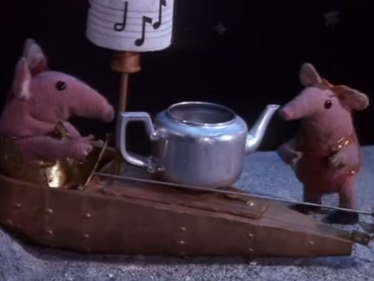 Small Clanger has been out fishing in his Music Boat, but what on earth has he found this time? 

 #Clangers