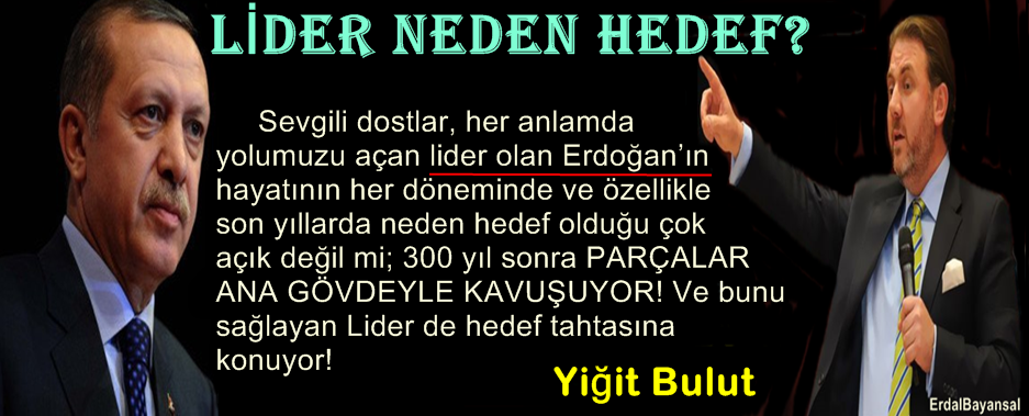 ErdalBayansal's tweet photo. @yigitbulutt 

REİS'e gönül vermiş herkes okuyana kadar paylaşalım. 

Lider neden hedef?

http://t.co/SxIu94nYcr http://t.co/nLHdQ74z8T