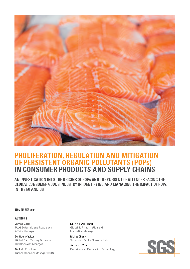 SGS publishes white paper on regulation/mitigation of POPs in consumer products: goo.gl/O7WxdD