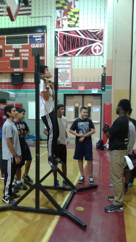 mbhsacademies's tweet image. Fitness challenge warmup! #armychallenge