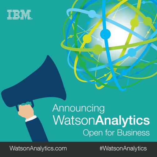 ISVsRinnov8rs's tweet image. #WatsonAnalytics is Now Open for Business! WatsonAnalytics.com #analyticsforbusiness bit.ly/1z8assM