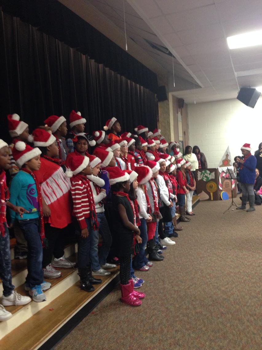 Holiday performance with a recorder solo!