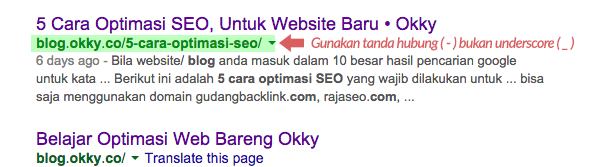 #BedahTeori URL Aturan 4 : URL yg baik menggunakan tanda hubung, bukan underscore. Kesulitan setting, mention kita ya