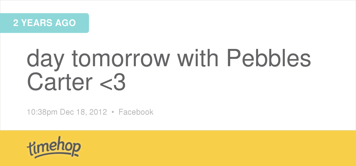 Doing the same tomorrow as I did two years back xx timehop.com/c/fs:220725364…