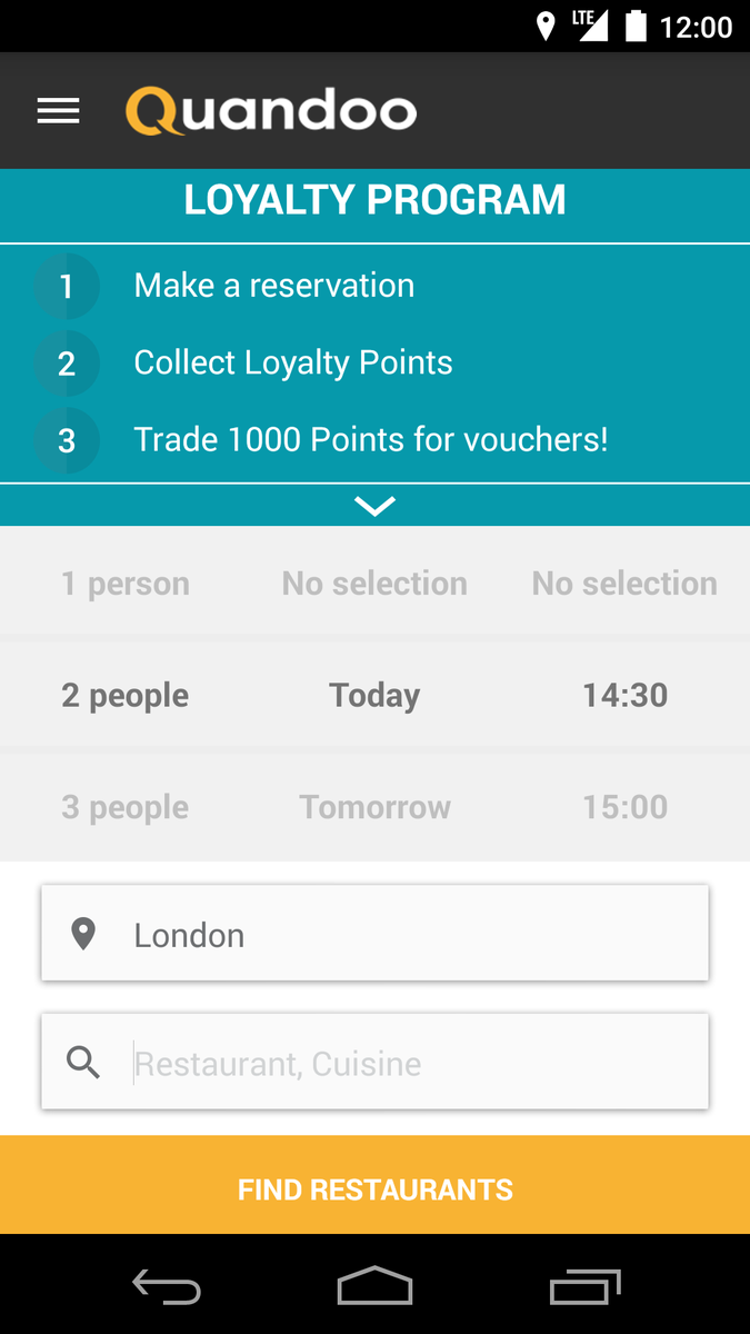 The Quandoo App is now available for Android users! Install now: app.adjust.io/xdpoet #QuandooApp