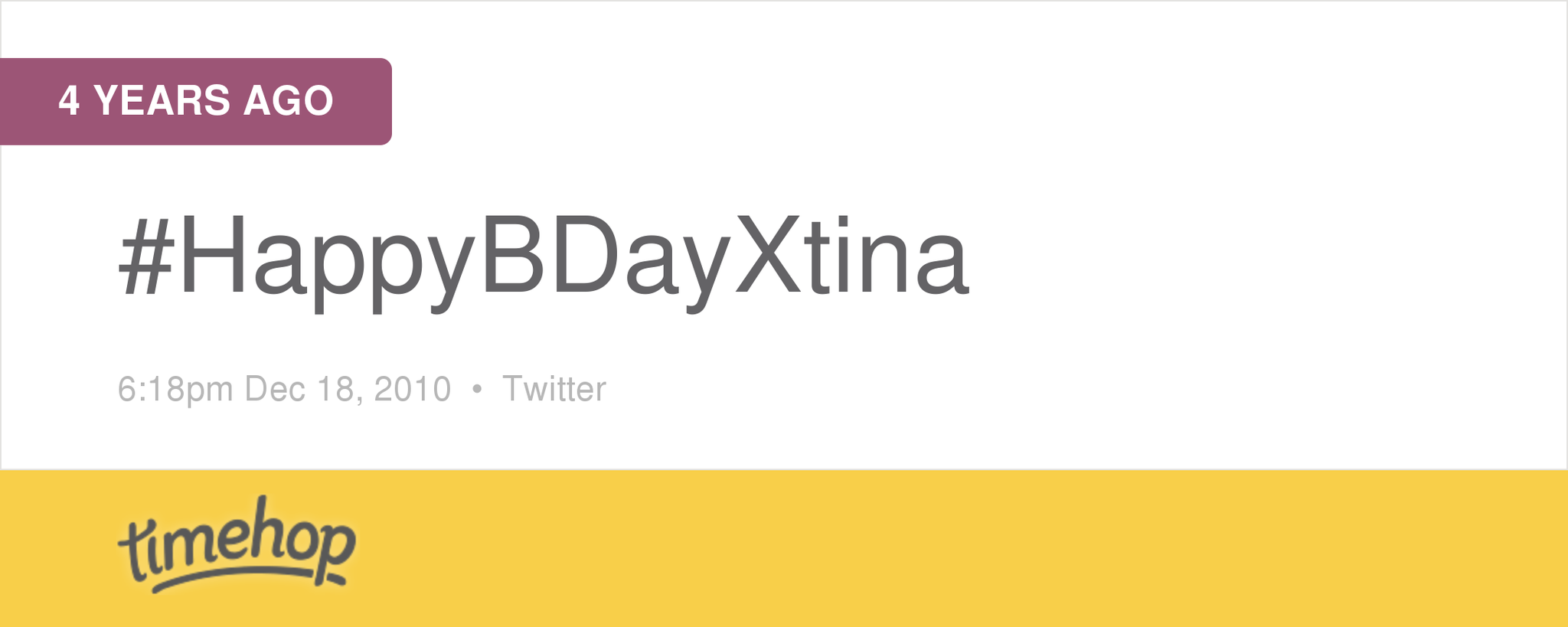 Happy Birthday Christina Aguilera. Since always!!!   