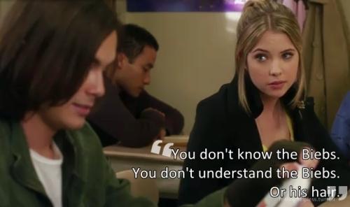 Happy Birthday Ashley Benson"Você não sabe do Bieber.Você não entende o Bieber,Ou seu cabelo."-Hanna Marin Belieber 