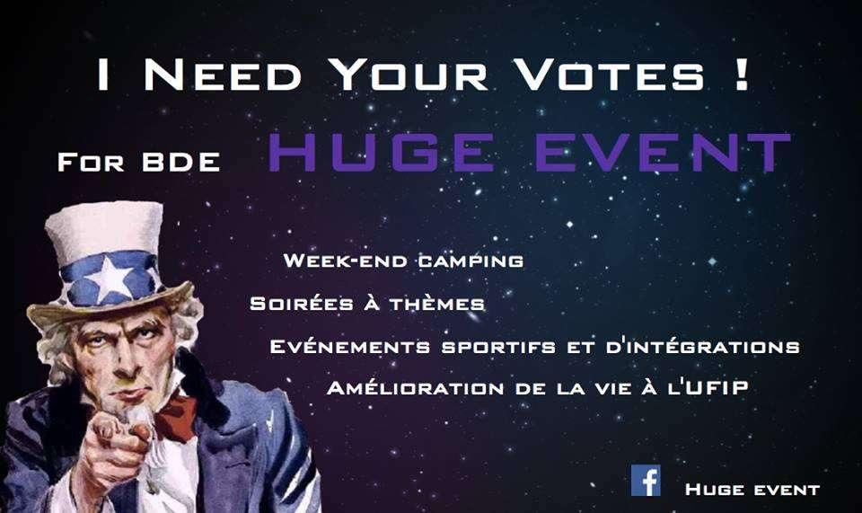 Ufip_france's tweet image. Félicitations au BDE HUGE EVENT !