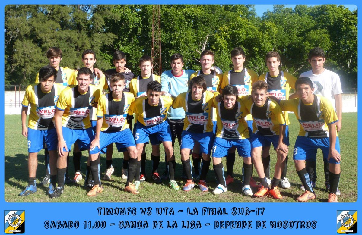 BautiMignone's tweet image. “@TimonFutbol: VAMOS #TIMONFC EL SÁBADO CUESTE LO QUE CUESTE... EL SÁBADO TENEMOS QUE GANAR !! #DEPENDEDENOSOTROS http://t.co/AWxMuhl6a0”