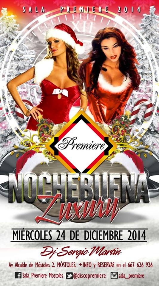 Cada vez queda menos para la mejor #Nochebuena de la historia
Ven <a href="/discopremiere/">SALA PREMIERE</a> a pasártelo de muerte
1 x 9€
2 x 15€