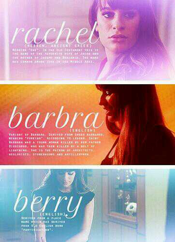 Happy 20th birthday, Rachel Berry. 