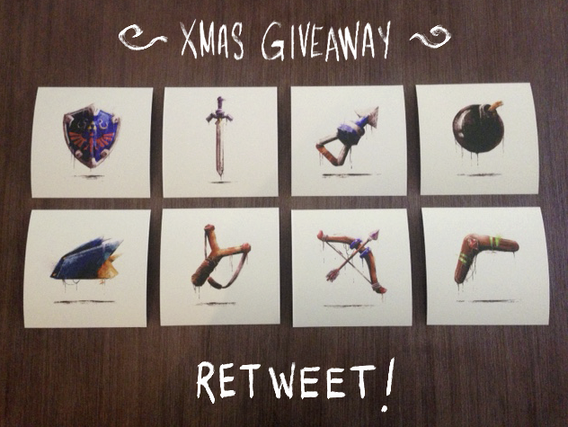 marie_bergeron's tweet photo. Xmas #giveaway ! Retweet to be eligible, you got 'till Saturday 12 pm. #Zelda #ohohoh http://t.co/LGM51VmTOv