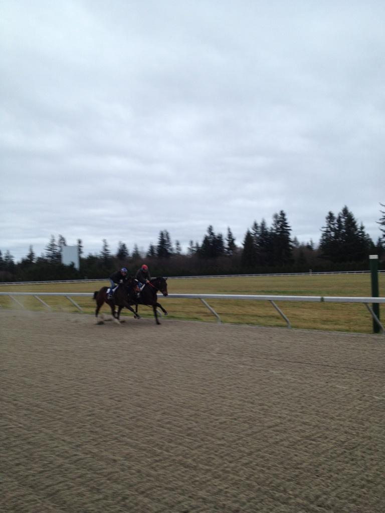 Breezing away this morning .