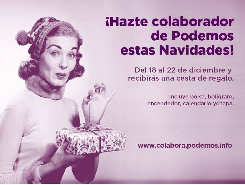 PODEMOS's tweet photo. Puedes hacerte colaborador entrando en https://t.co/WnaVbKPzTf Cada grano de arena cuenta para no depender de bancos. http://t.co/X4sIVGqd5H