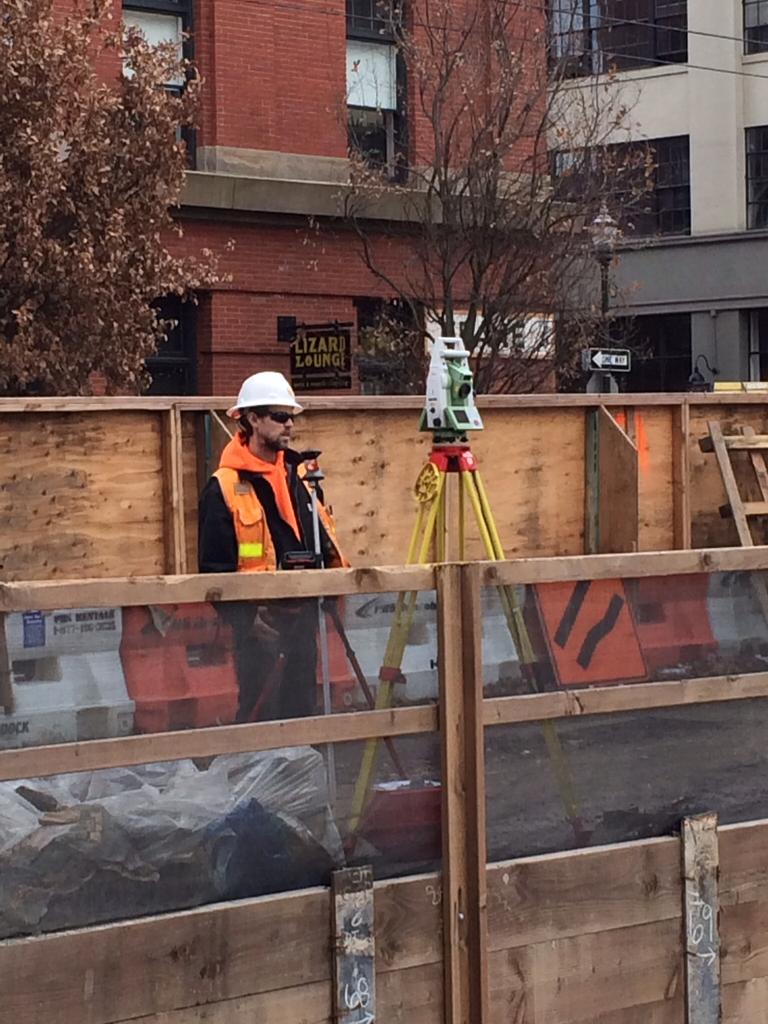HSW surveyor working away #howardswright #pearlwest