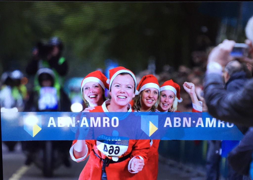 Ook bij de Kerstmannenloop in Amersfoort kunnen alle deelnemers weer gratis op de foto !