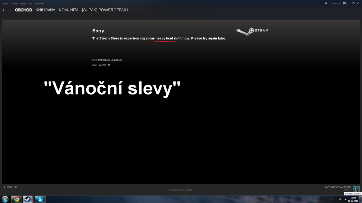 PowerOfFailing_'s tweet photo. @Sterakdary Vánoční slevy na Steamu jsou v plném proudu ! http://t.co/rCRiVpRdLo