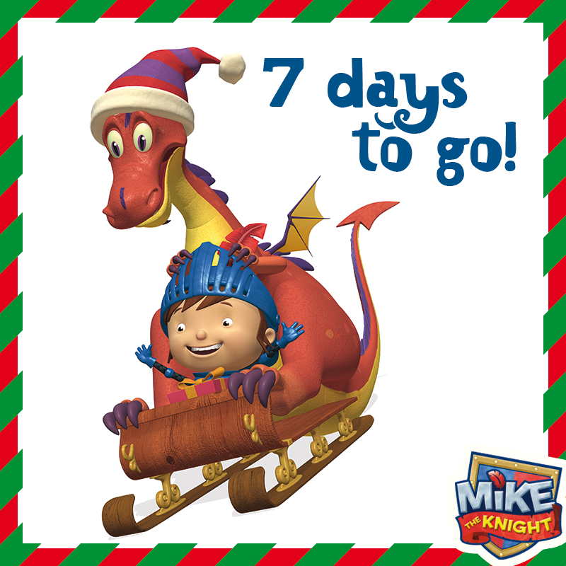 MiketheKnightUK's tweet photo. With just one week to go until Christmas, everyone in Glendragon is feeling very festive! http://t.co/T7xT48ESan