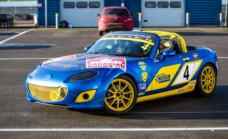 concordegarage's tweet image. Best shot from last weekend. Ben Webster getting to grips with a Mk3 Supercup car. @MX5SuperCup @BrsccHQ