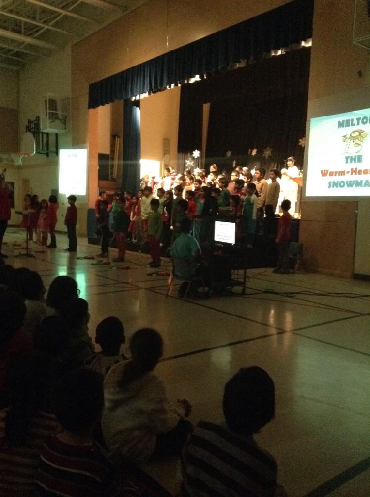 Thanks, Ms. Turtle, and congratulations Grade 3 on a wonderful performance of Melton, the Warm-Hearted Snowman.